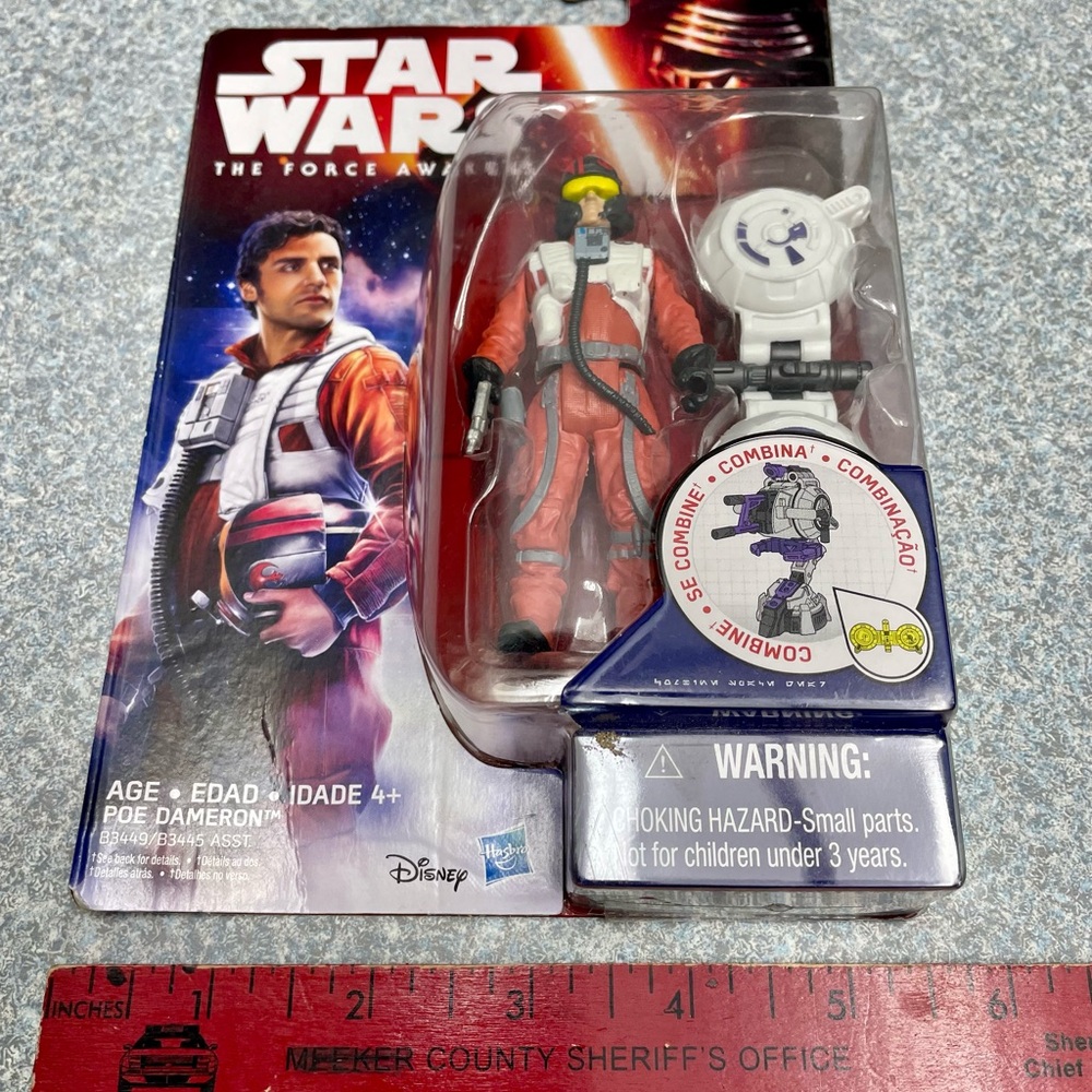 Star Wars The Force Awakens Orange and White Pilot Figure
